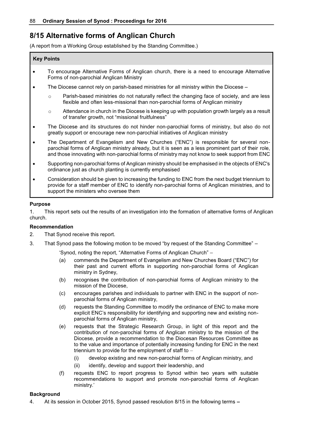 Alternative Forms of Anglican Church 2016