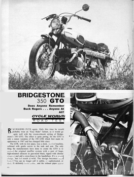 BRIDGESTONE- - 350 GTO Does Anyone Remember Buck Rogers