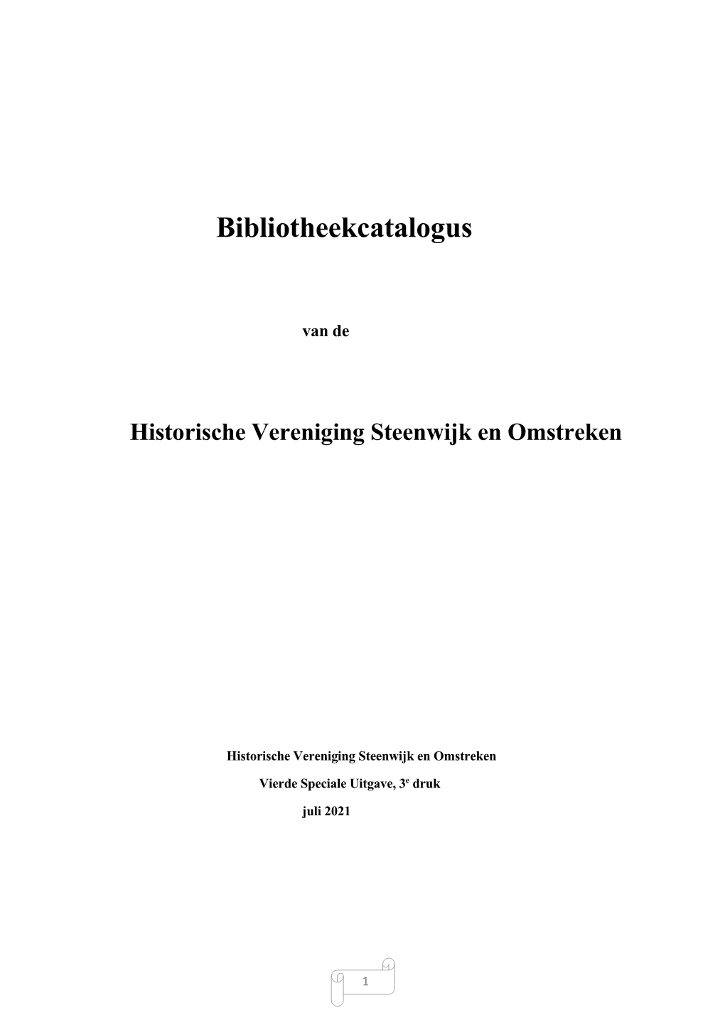 Bibliotheekcatalogus