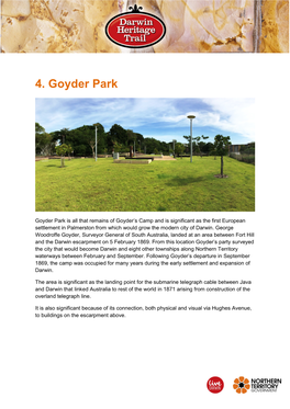 4. Goyder Park