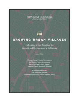 Growing Urban Villages