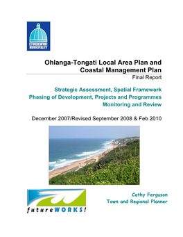 Ohlanga-Tongati Local Area Plan and Coastal Management Plan Final Report