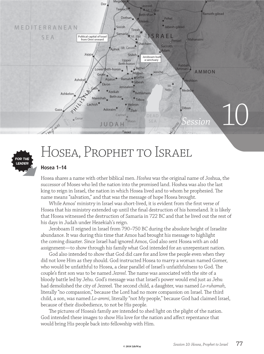 Hosea, Prophet to Israel