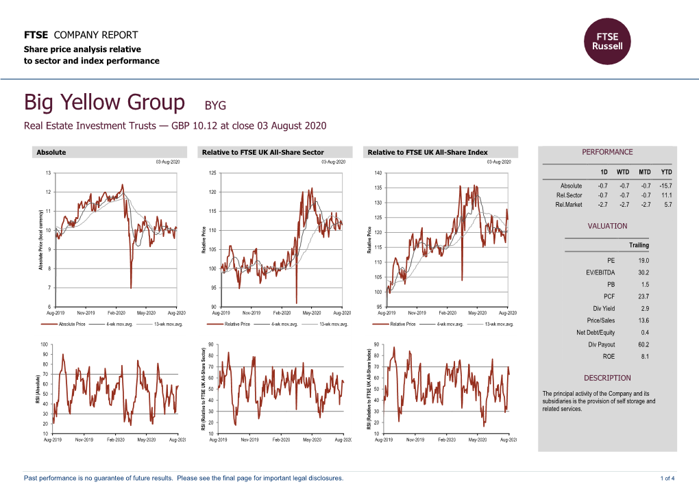 FTSE Factsheet