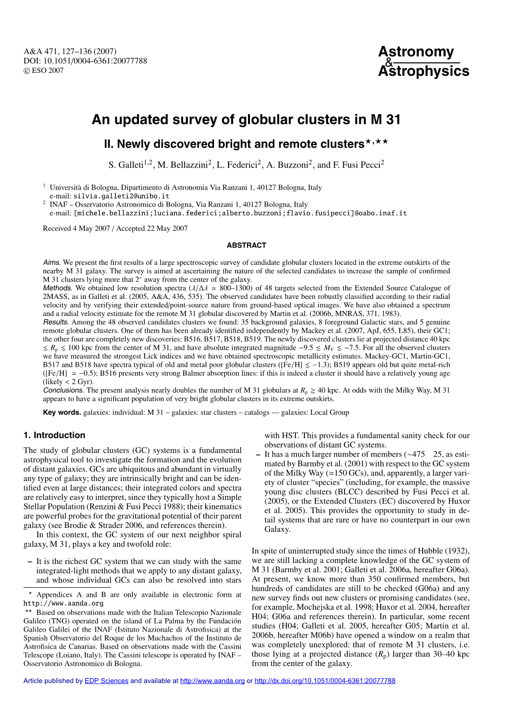 An Updated Survey of Globular Clusters in M 31 II