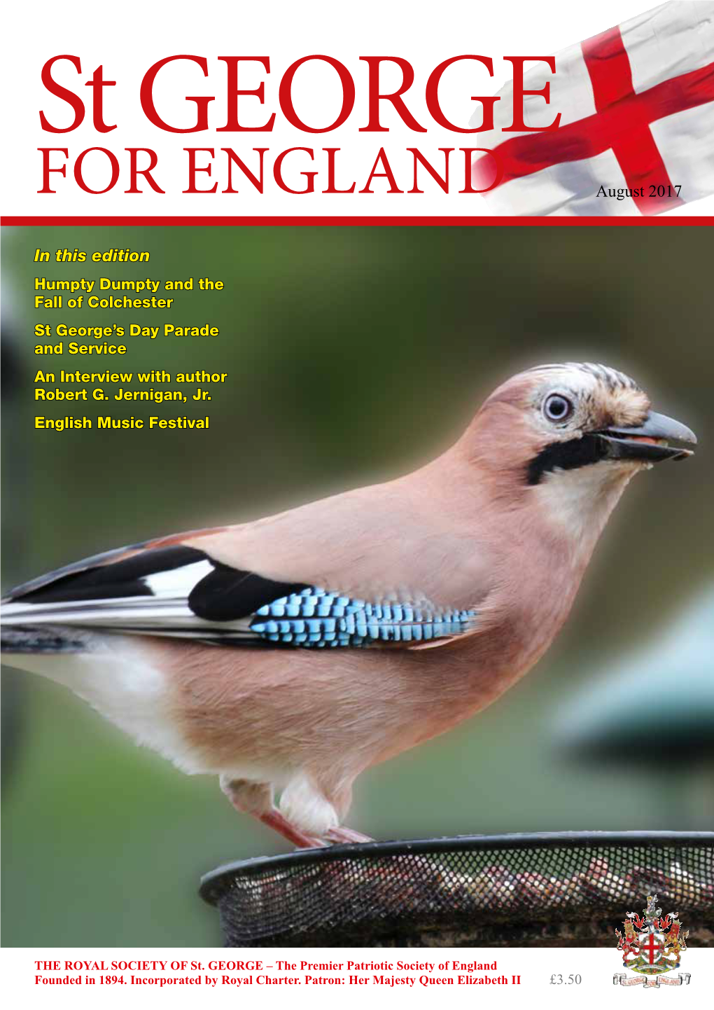 FOR ENGLAND August 2017