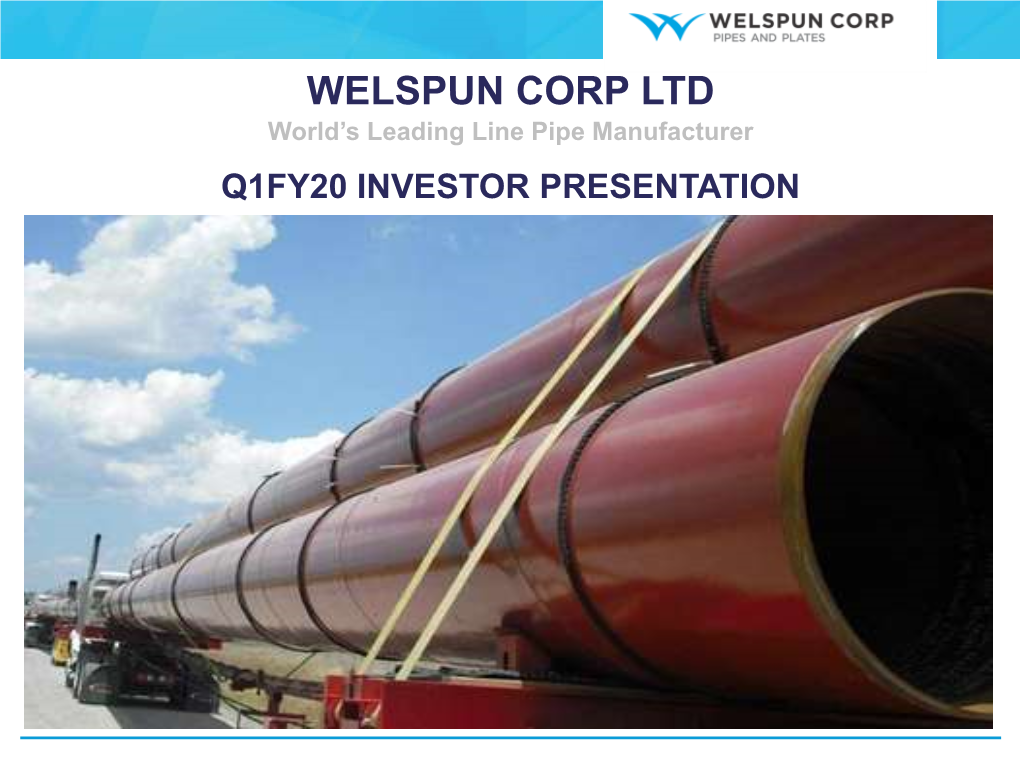 Welspun Group Presentation