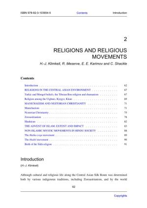 2 Religions and Religious Movements