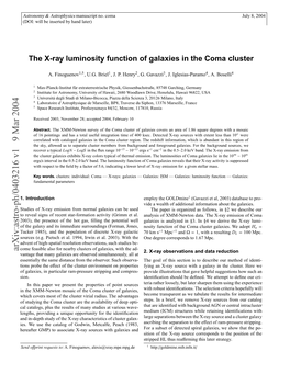 The X-Ray Luminosity Function of Galaxies in the Coma Cluster