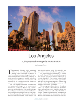 Los Angeles—A Fragmented Metropolis in Transition