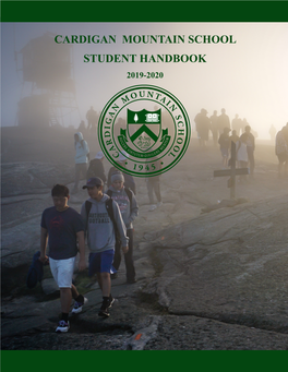 Cardigan Mountain School Student Handbook 2019-2020