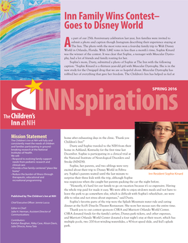 Inn Family Wins Contest– Goes to Disney World