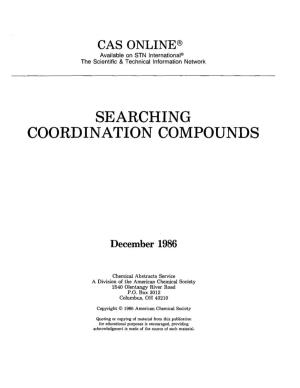 Searching Coordination Compounds