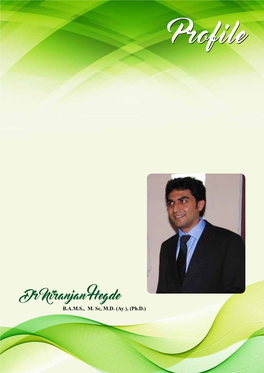 Dr Niranjan Hegde B.A.M.S., M