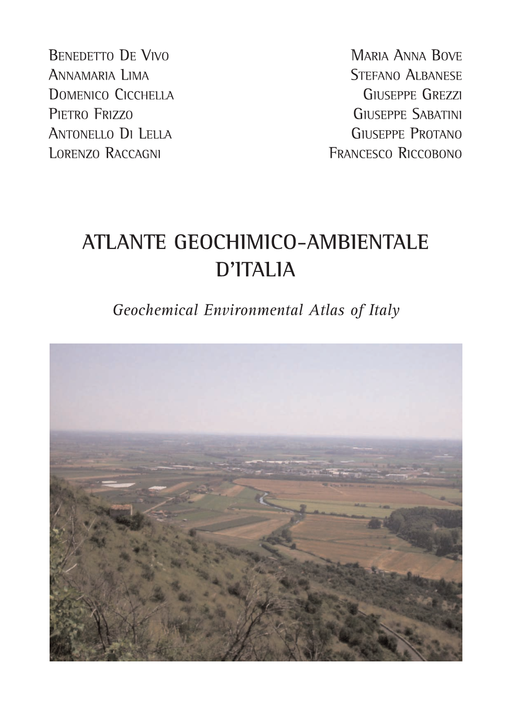 Atlante Geochimico-Ambientale D’Italia