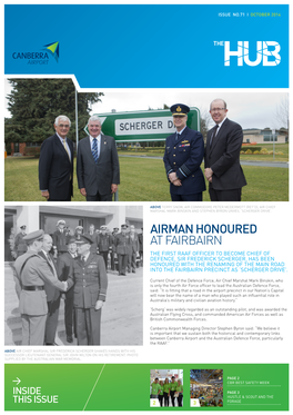 Airman Honoured at Fairbairn