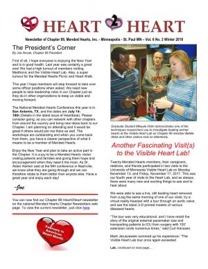 Newsletter of Chapter 89, Mended Hearts, Inc. - Minneapolis - St
