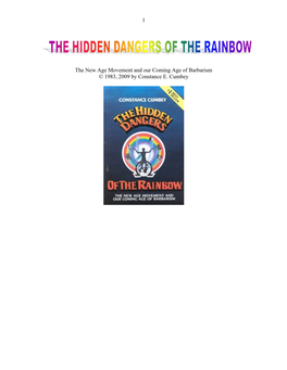 The Hidden Dangers of the Rainbow-Constance Cumbey