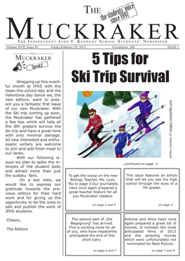 5 Tips for Ski Trip Survival
