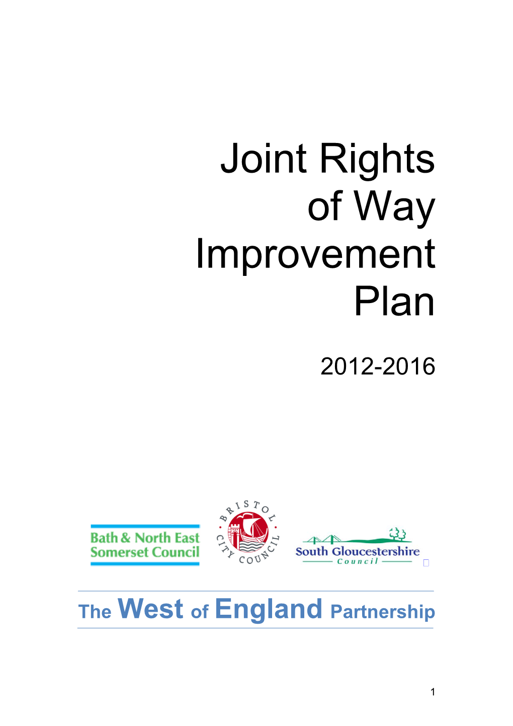 Rights of Way Improvement Plan