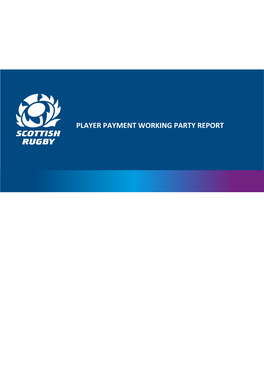 Player Payment Working Party Report