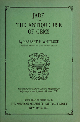 Jade the Antique Use of Gems
