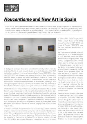 Noucentisme and New Art in Spain