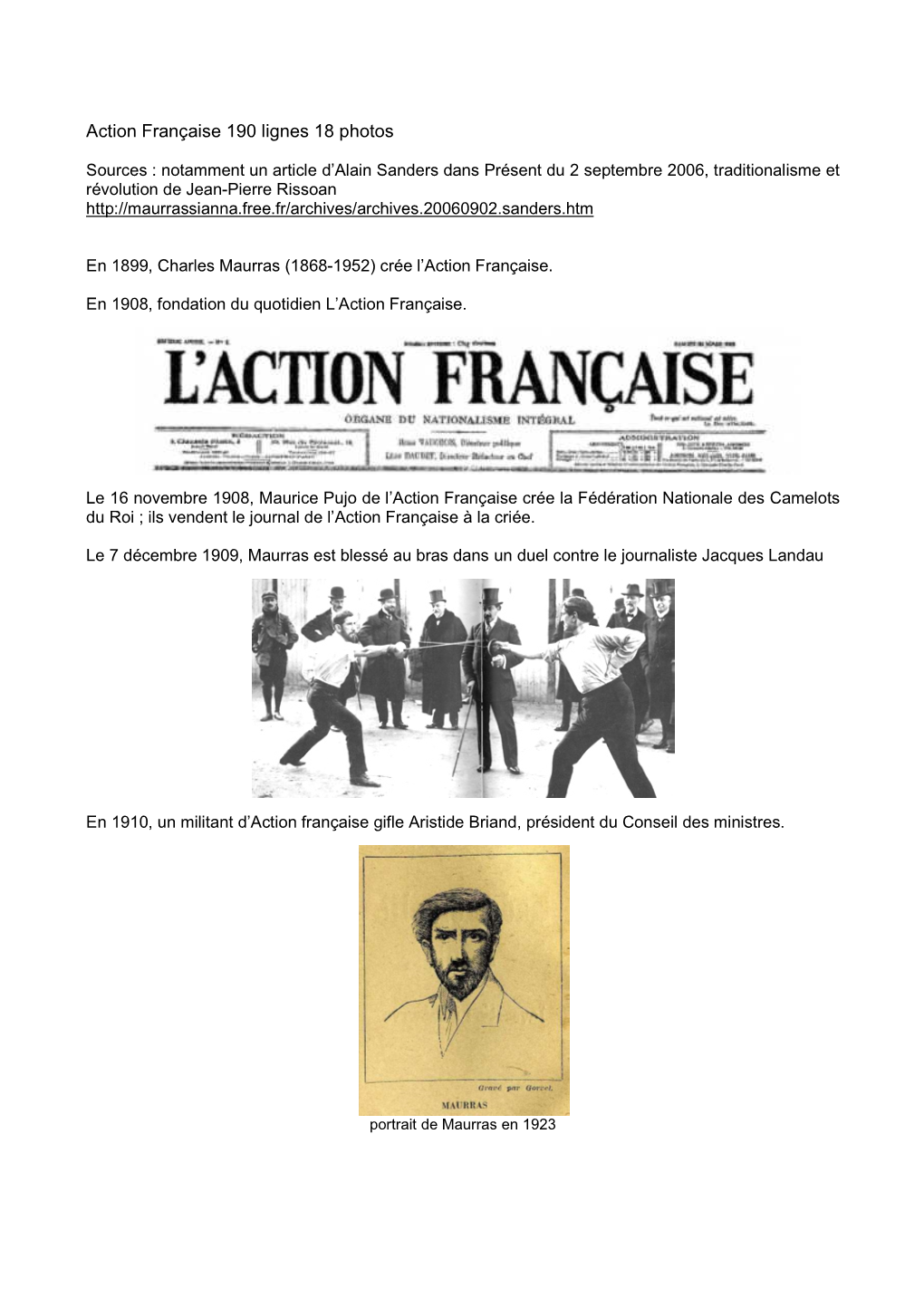 Action Française 1899