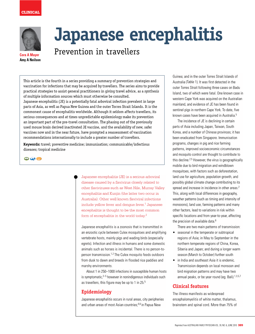 Japanese Encephalitis – Prevention in Travellers Children Have Seizures