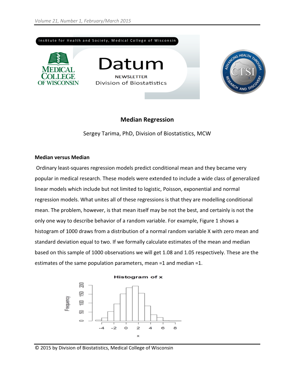 Median Regression