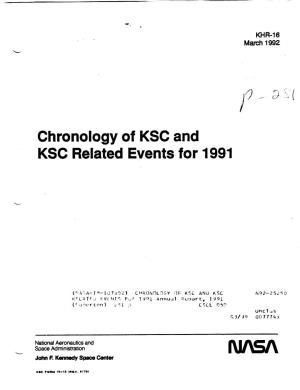 Chronology of KSC and KSC Related Events for 1991
