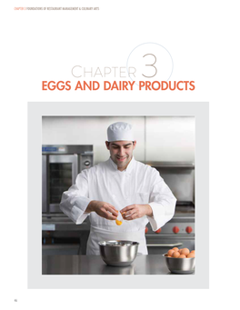 Chapter 3, Eggs and Dairy Products