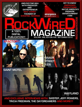 Rockwired Magazine SEPTEMBER 2012 – Rockwired.COM