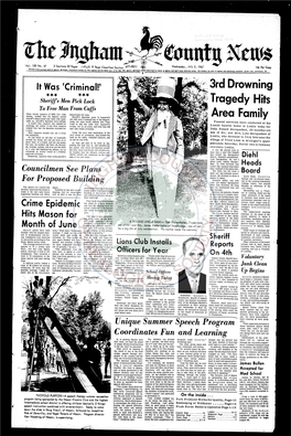 The Ingham County News, Wednesday, July 5, 1967- Page A-4