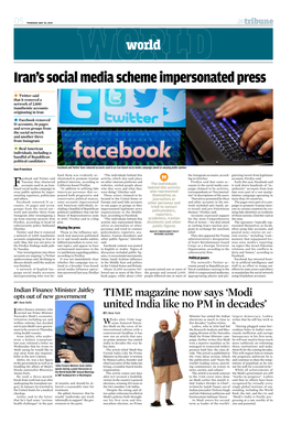 Iran's Social Media Scheme Impersonated Press