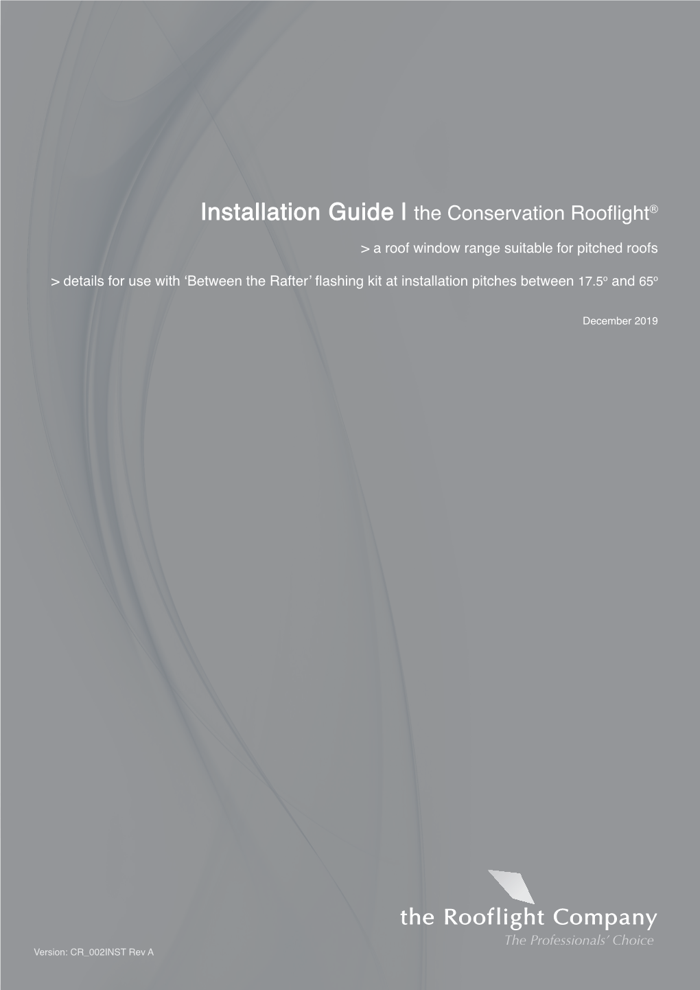 Installation Guide | the Conservation Rooflight®