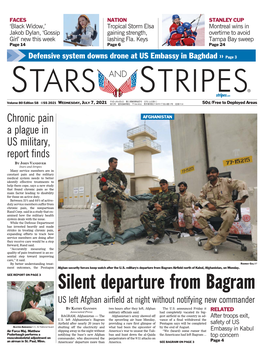 Silent Departure from Bagram US Left Afghan Airfield at Night Without Notifying New Commander by KATHY GANNON Two Hours After They Left, Afghan the U.S