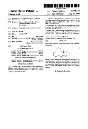 United States Patent (19) 11 Patent Number: 5,792,740 Mimoun Et Al