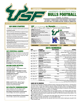 Usf Game Notes Game 4 • Memphis