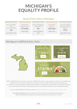 Michigan's Equality Profile