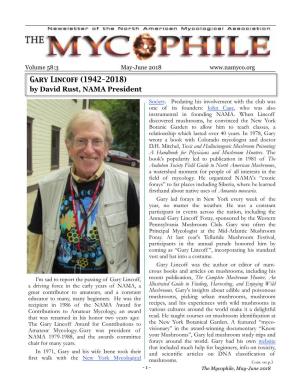 The Mycophile 58:3 May/June 2018