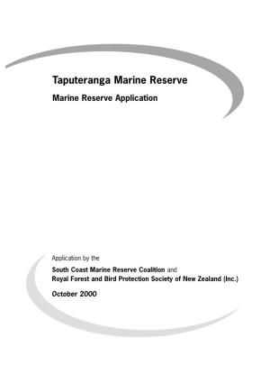 Taputeranga Marine Reserve
