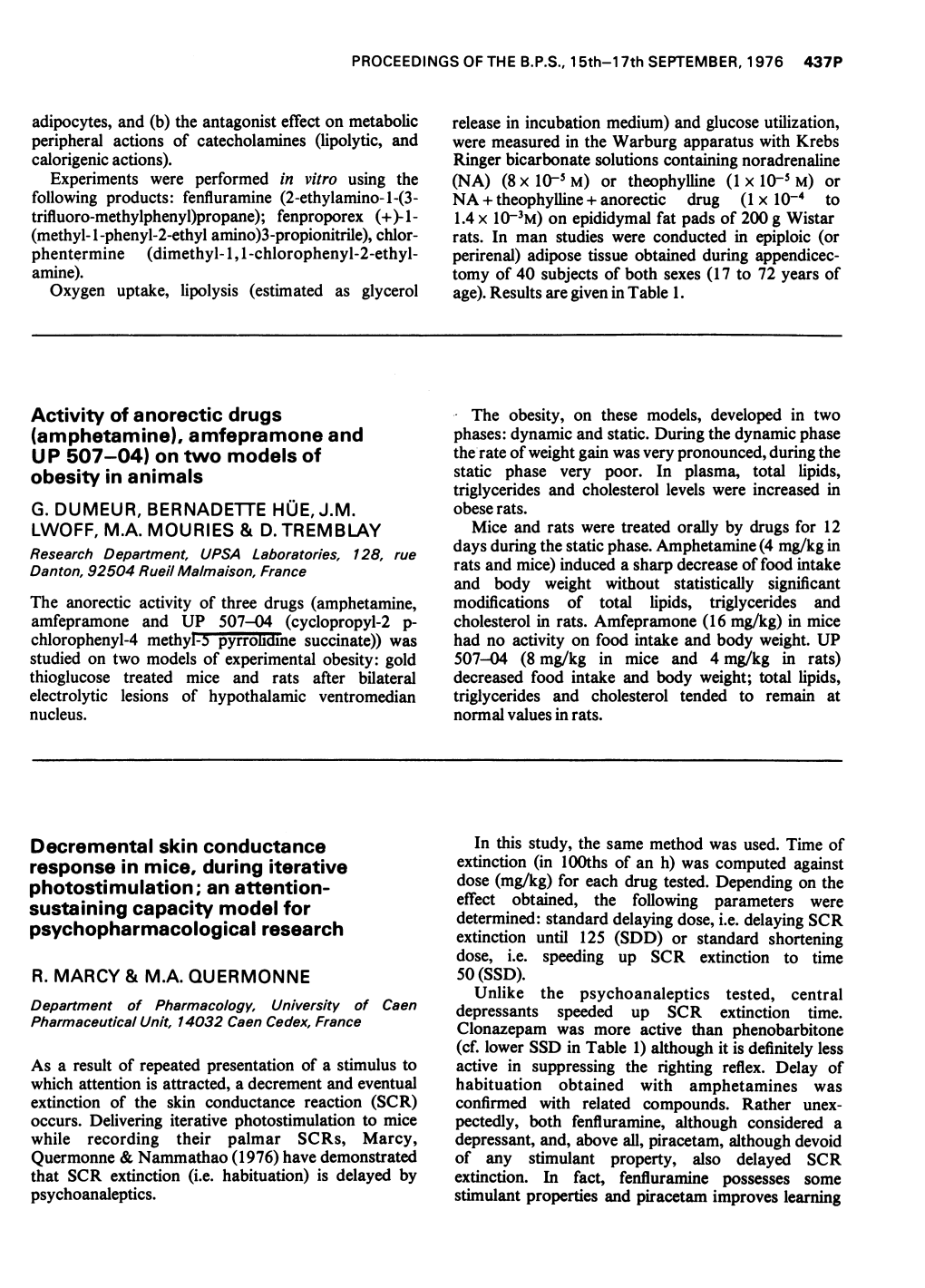 Amphetamine), Amfepramone and Phases: Dynamic and Static