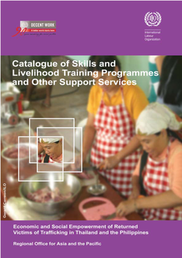 Catalogue of Skills and Livelihood Training Programmes and Other Support Services / International Labour Office