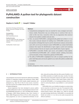 Pyphlawd: a Python Tool for Phylogenetic Dataset Construction
