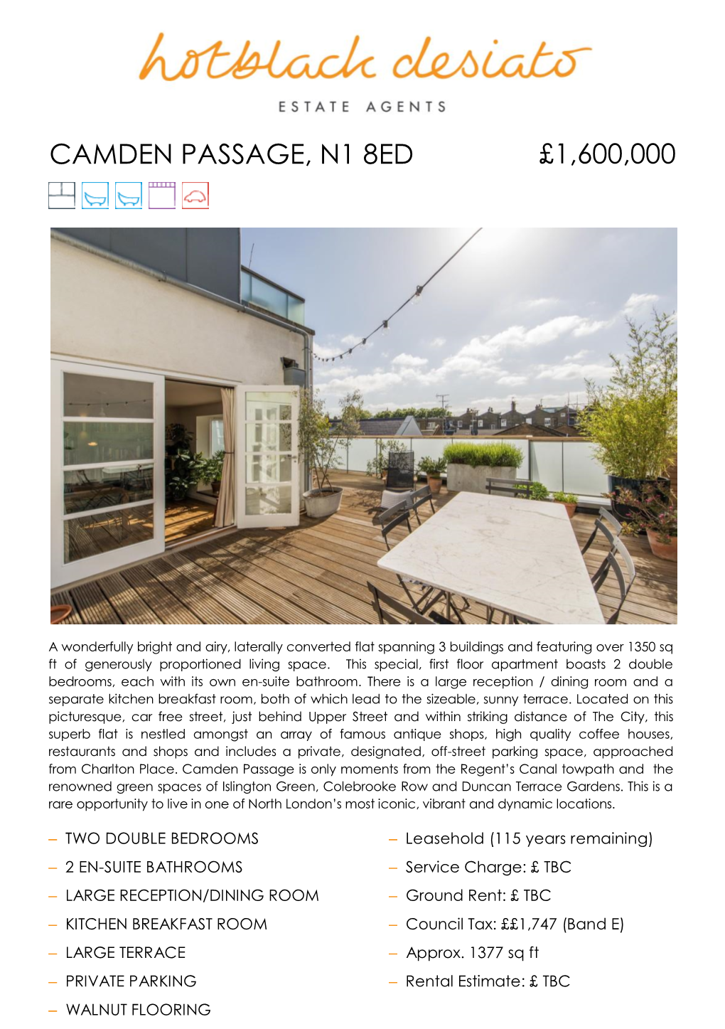 £1,600,000 Camden Passage, N1
