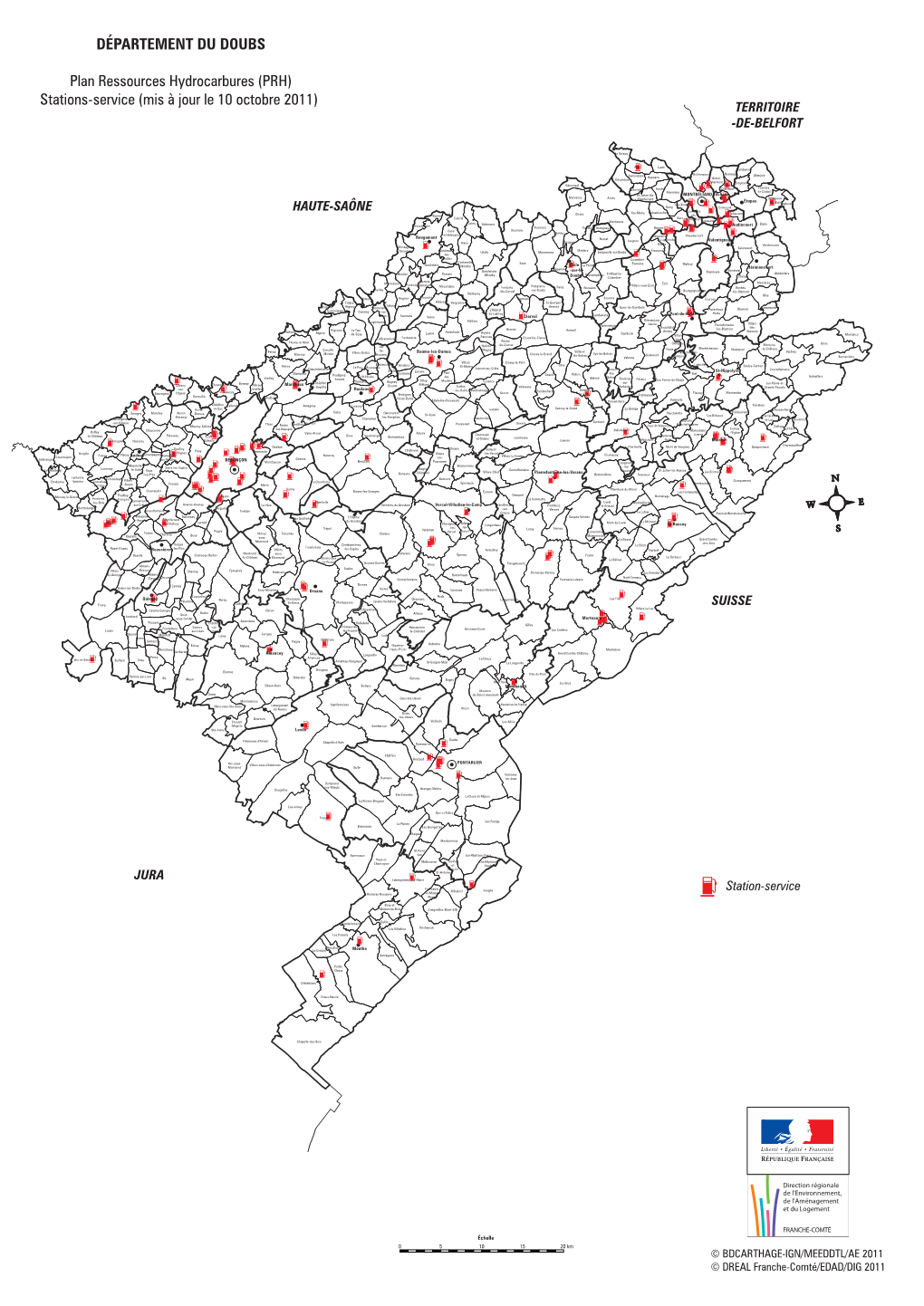 DÉPARTEMENT DU DOUBS Plan Ressources Hydrocarbures (PRH