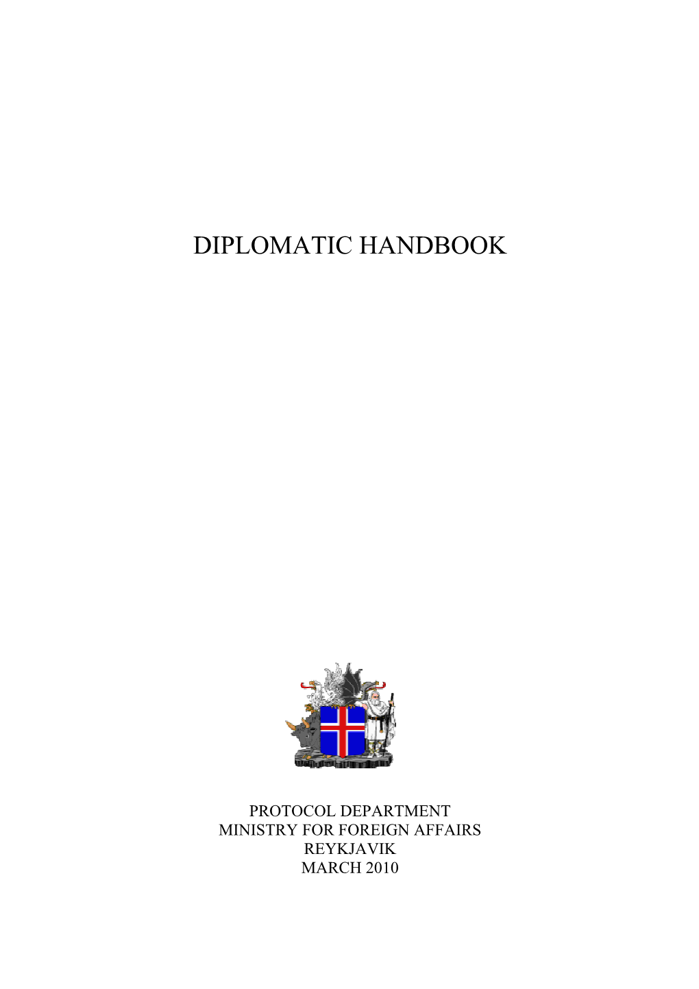 Diplomatic Handbook