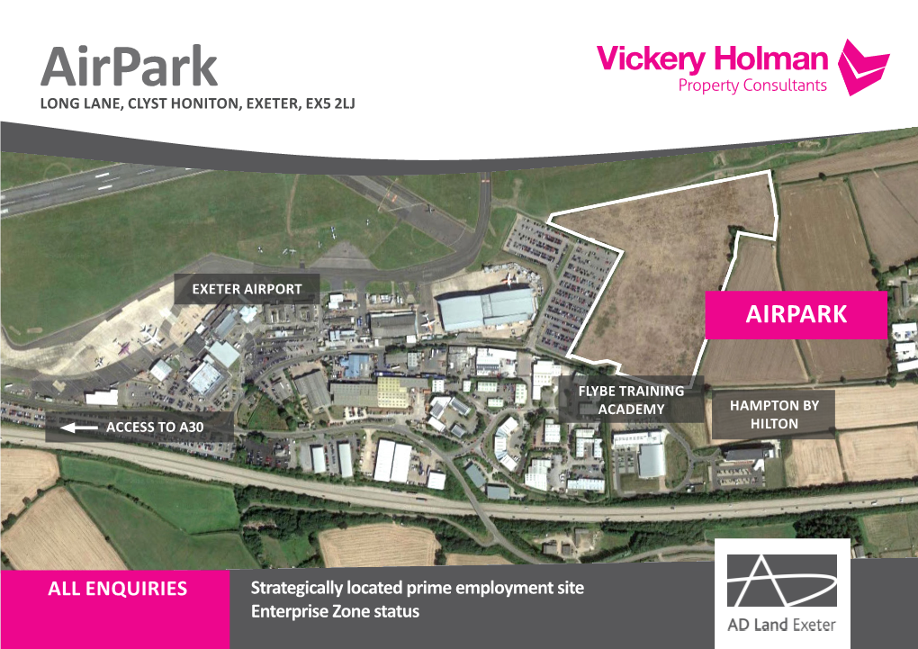 Airpark LONG LANE, CLYST HONITON, EXETER, EX5 2LJ