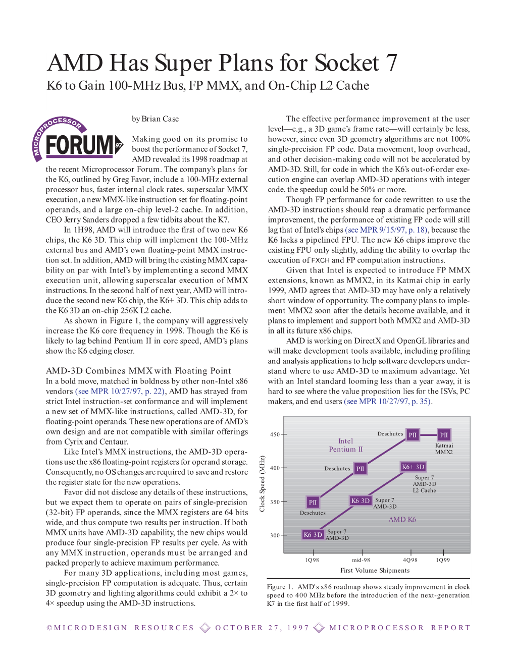 AMD Has Super Plans for Socket 7: 10/27/97